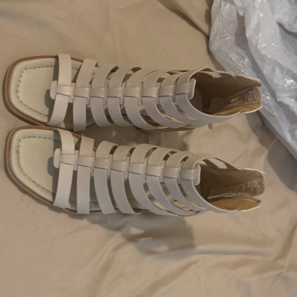 Sofft Beige Gladiator Sandals